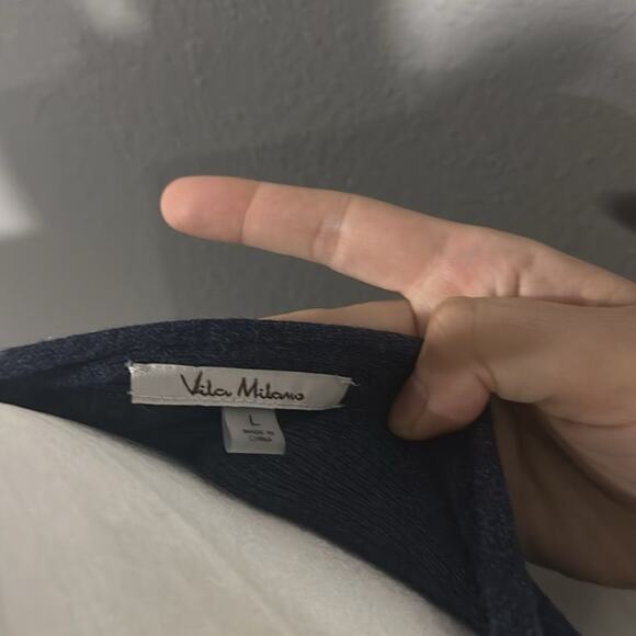 Vila Milano Oversized Sparkle Embellished Sweater L - Picture 4 of 5